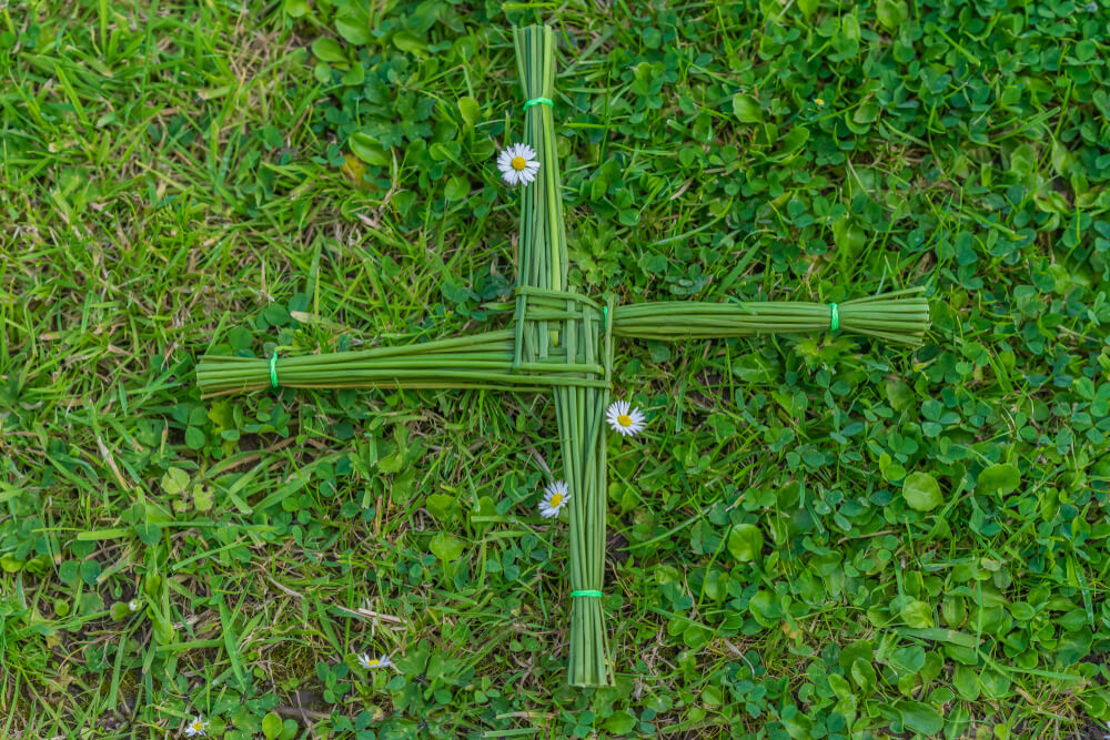 St Brigid's Cross to celebrate Imbolc