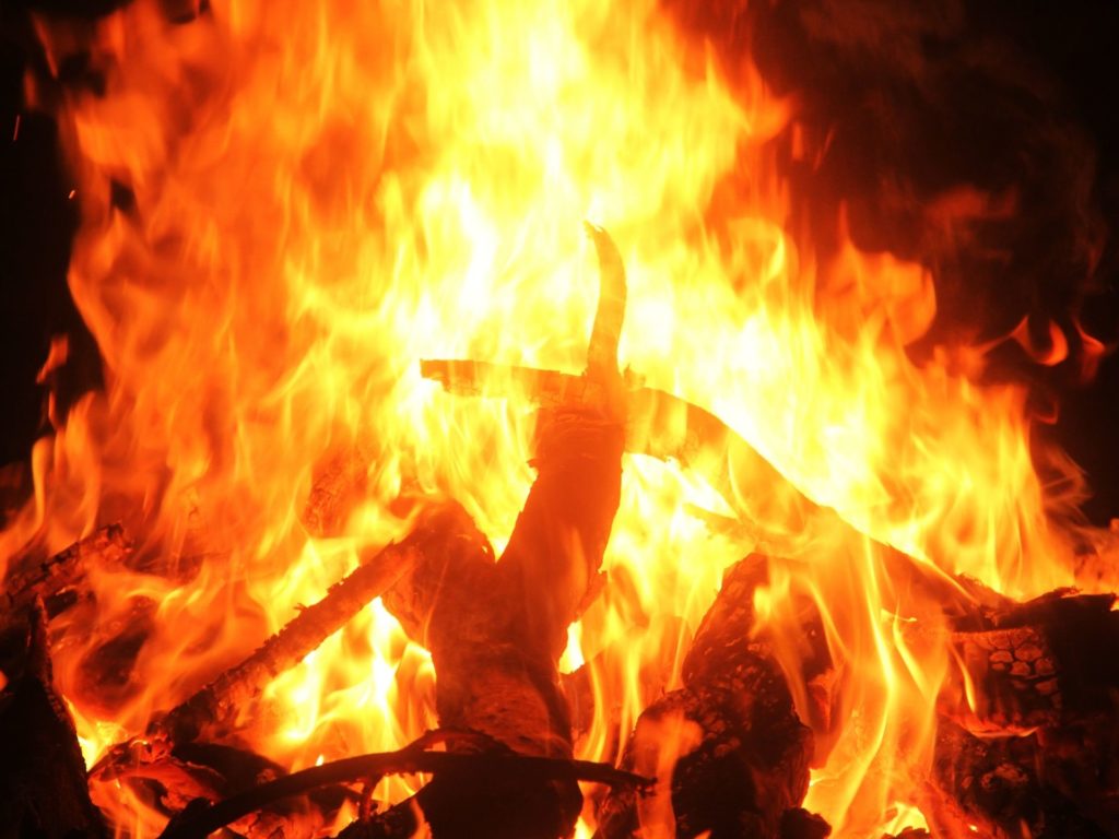 Fire image - Beltane and May